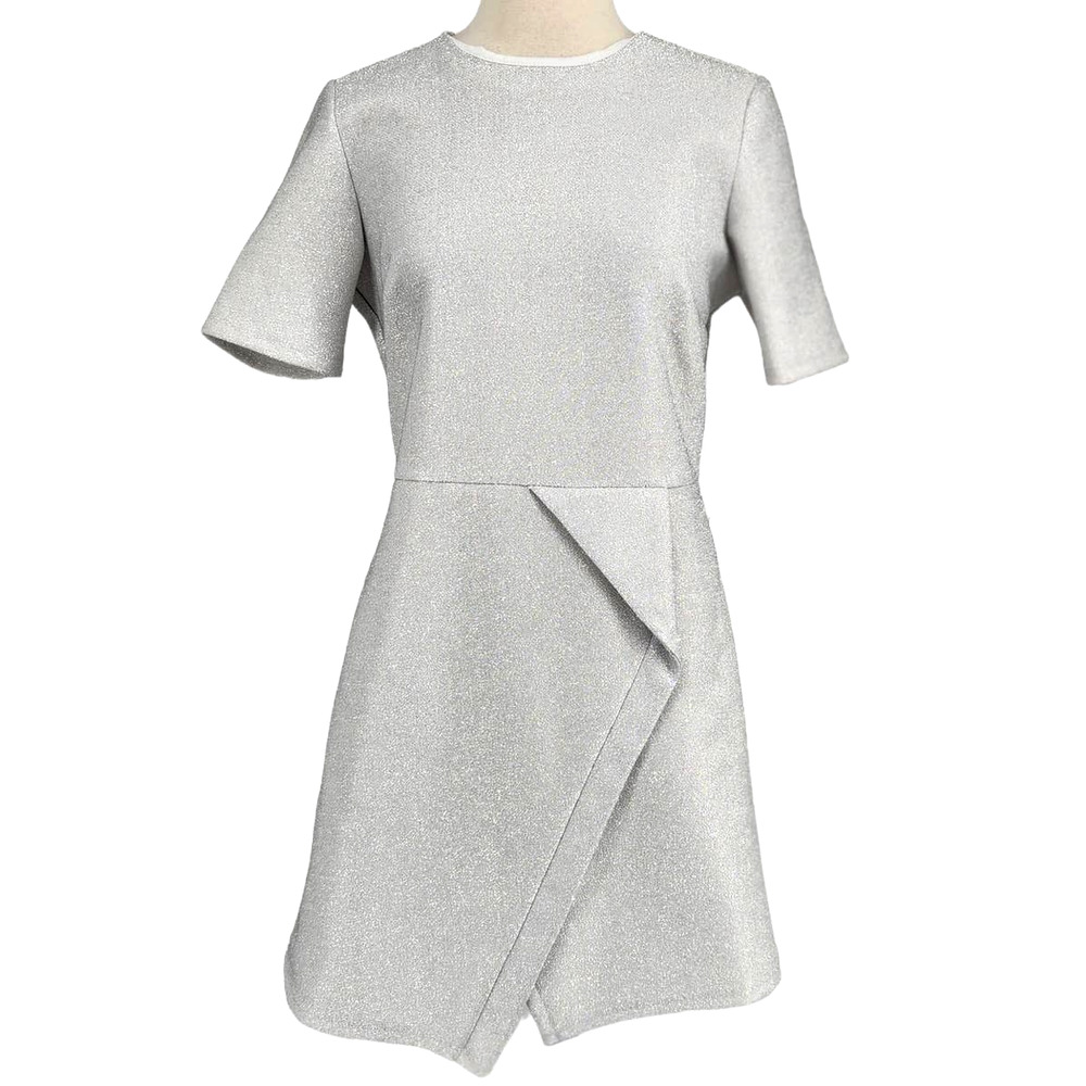 Topshop Silver Sparkle Dress